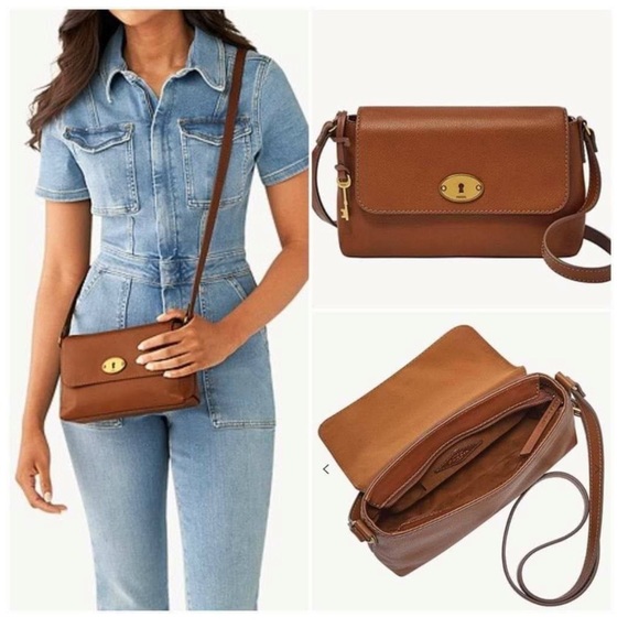 Fossil Handbags - fossil gabriella small flap crossbody